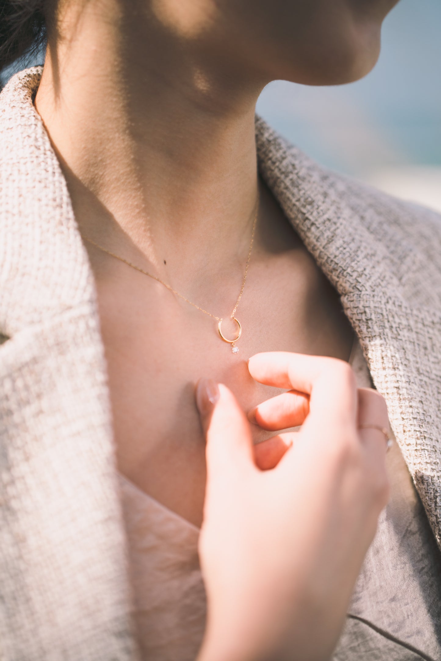 Horseshoe Diamond Necklace