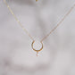 Horseshoe Diamond Necklace