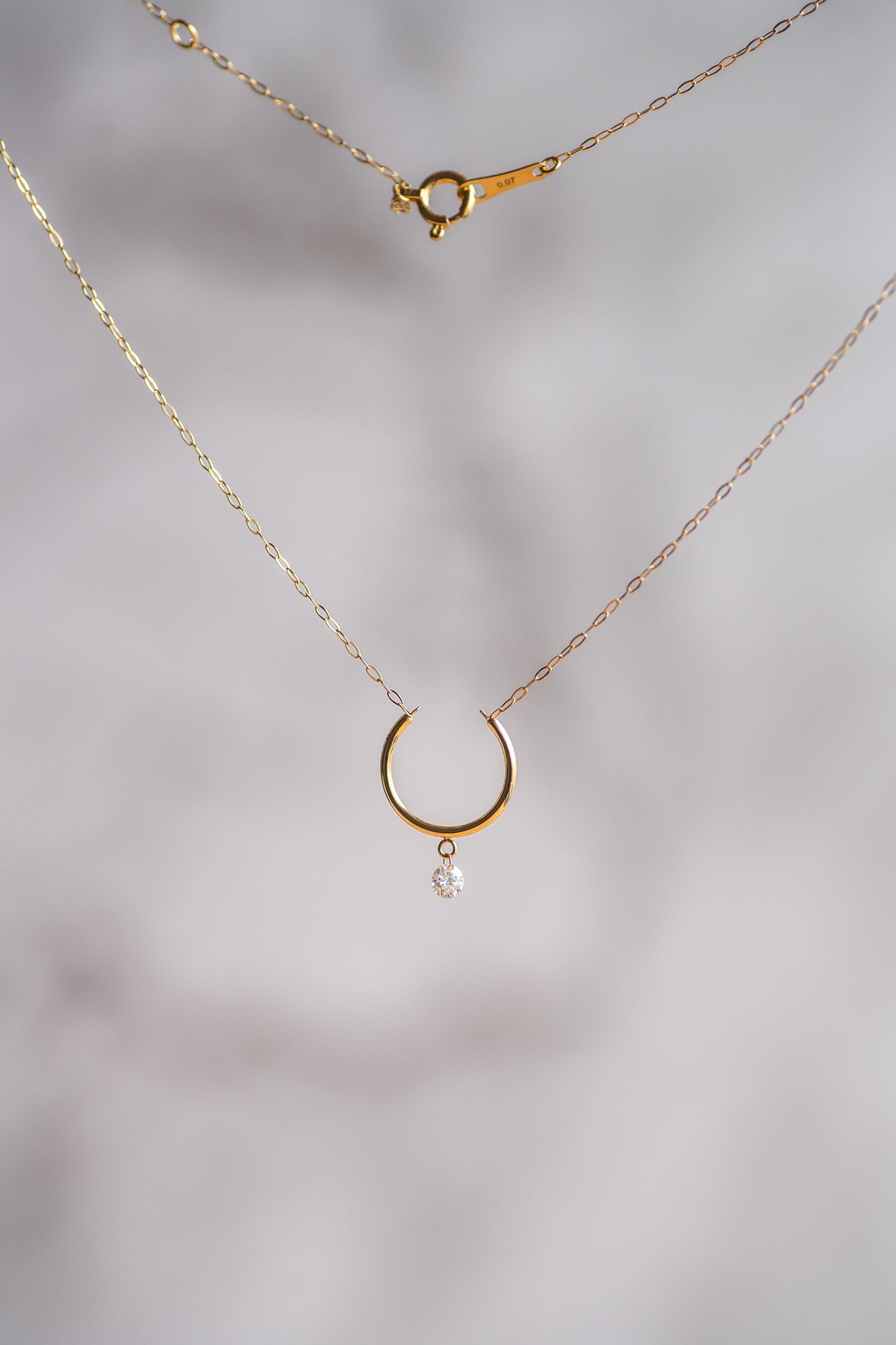 Horseshoe Diamond Necklace