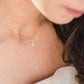 Triplex Drop Diamond Necklace