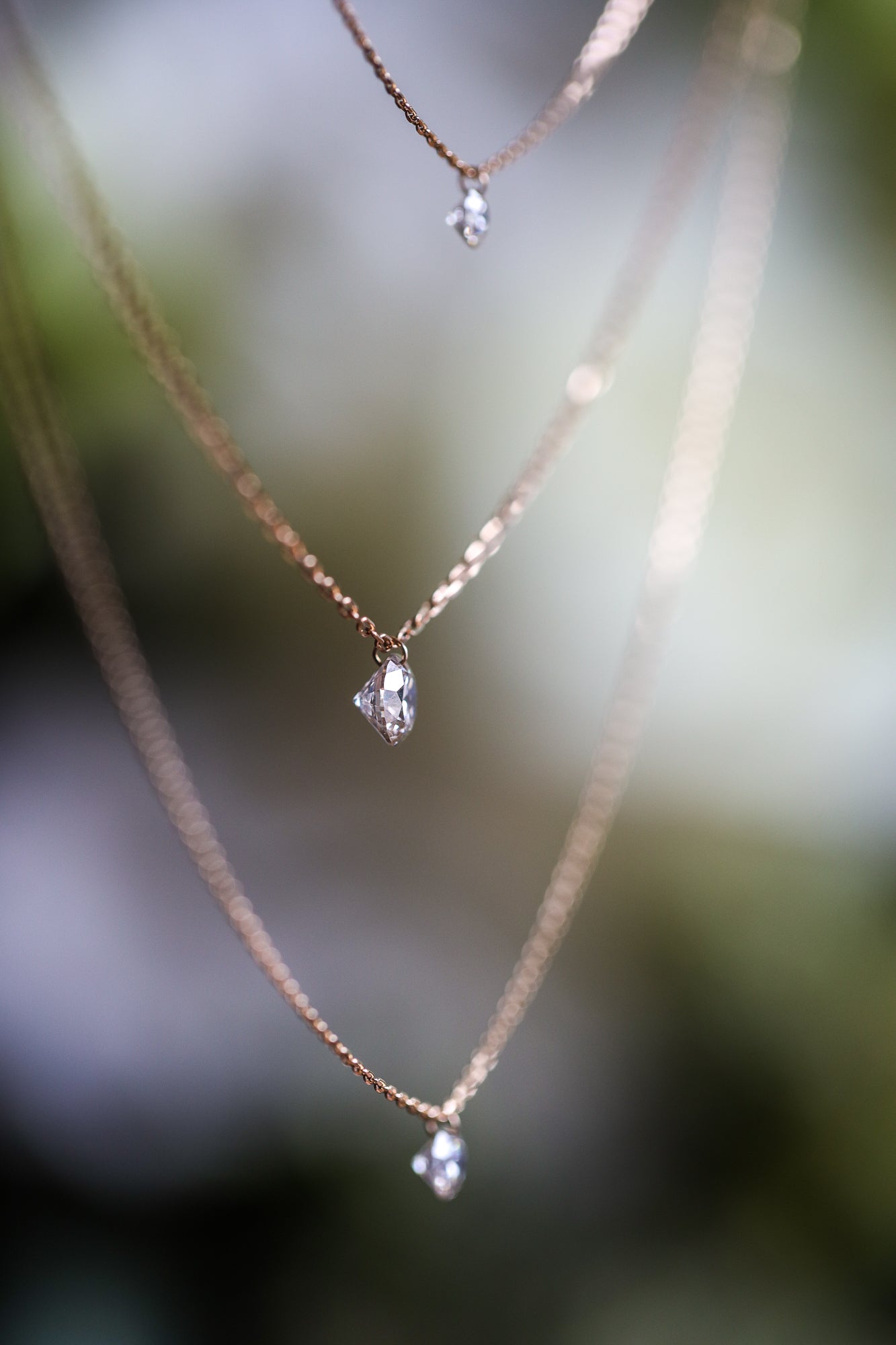 Solitaire Diamond Necklace