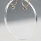 Circle Drop Diamond Earring