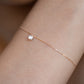 Solitaire Diamond Bracelets [Cut ball chain]