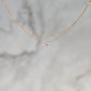 Solitaire Diamond Complex Double Chain Necklace