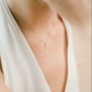 Triplex Drop Diamond Necklace